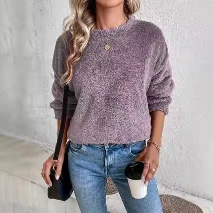 Pullover Casual Double-sided Velvet Loose Sweater