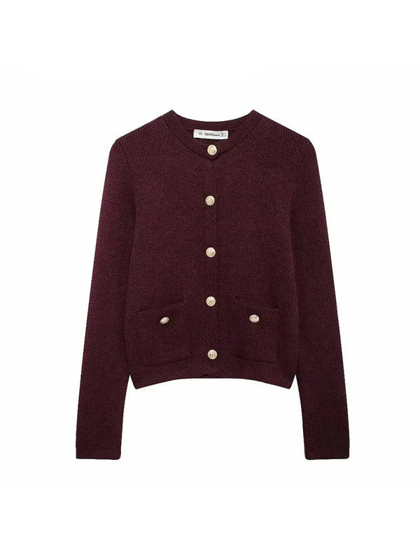 Cardigans Long Sleeve Button Knitwears