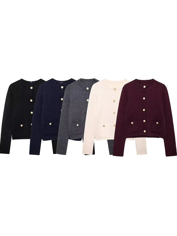 Cardigans Long Sleeve Button Knitwears