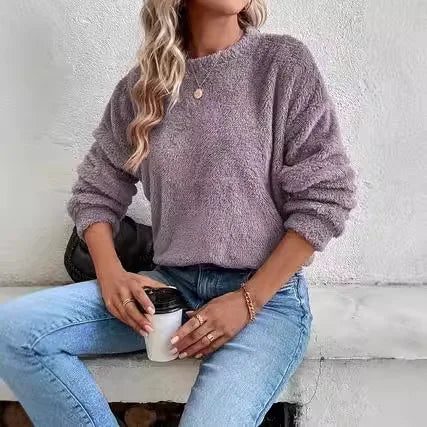 Pullover Casual Double-sided Velvet Loose Sweater